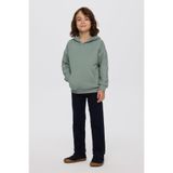 Erkek Çocuk Kapüşonlu Yeşil Sweatshirt 8 Yaş (128 cm)