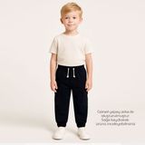 Erkek Çocuk Kargo Cepli Paçası Beli Lastikli Jogger Pantolon - 02L-Lacivert - Standart