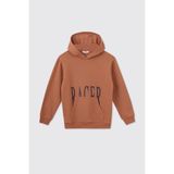 Erkek Çocuk Kiremit Sweatshirt 13-14 Yaş (160 cm)