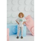 Erkek Çocuk Kısa Kol Kar Melanj Pijama Takım C2T2N68 - 92 cm