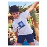 Erkek Çocuk Kısa Kol T-shirt Beyaz 6070