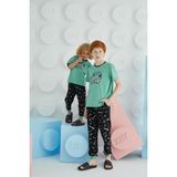 Erkek Çocuk Kısa Kol Yeşil Pijama Takım C3T5N68 - 3 - 4 Yaş