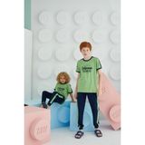 Erkek Çocuk Kısa Kol Yeşil Pijama Takım C5T6N68 - 5 - 6 Yaş