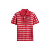 Erkek Çocuk Logo Detaylı Pique Kırmızı Polo T-Shirt