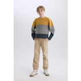 Erkek Çocuk Lstikli Paça Gabardin Jogger Pantolon