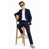 Erkek Çocuk Modern Casual Slim Fit Takım Elbise Ak2850, LACİVERT, 8 YAŞ