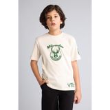 Erkek Çocuk NBA Milwaukee Bucks New Regular Fit Bisiklet Yaka Kısa Kollu Tişört