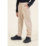 Erkek Çocuk Okul Gabardin Pantolon Beli Lastikli Rahat Kesim - Bej - 8 - 9 Yaş