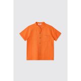 Erkek Çocuk Oranj Gömlek 10 Yaş (140 cm)