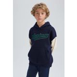 Erkek Çocuk Oversize Fit Kapüşonlu Sweatshirt