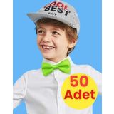 Erkek Çocuk Saten Papyon 50 Adet