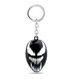 Erkek Çocuk Siyah Marvel - Venom Logo Anahtarlık