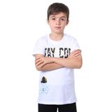 ERKEK ÇOCUK TİŞÖRT STAY COOL BASKILI BİSİKLET YAKA F18 BEYAZ 12 Yaş