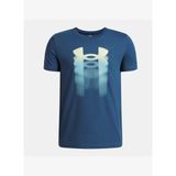 Erkek Çocuk UA Logo Blur Kısa Kollu T-Shirt