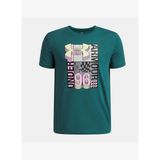 Erkek Çocuk UA Logo Wordmark Kolaj Kısa Kollu T-Shirt