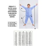 Erkek Çocuk Uyku Tulumu Kalın Elyaf Dolgulu Premium Kalite 2.5 Tog - Açık Mavi - 10 Yaş