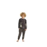 Erkek Çocuk Uzun Kol Antrasitl Pijama Takım C6T1N7O8 ANTRASİT 128/7-8 YAŞ
