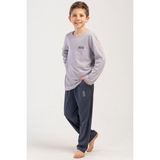 Erkek Çocuk Uzun Kol Gri Pijama Takım C8T4N1O504 - 9 - 10 Yaş