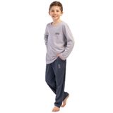 Erkek Çocuk Uzun Kol Gri Pijama Takım C8T4N1O504 GRİ