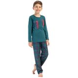 Erkek Çocuk Uzun Kol Petrol Pijama Takım C4T4N1O504 PETROL