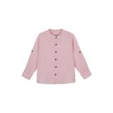 Erkek Çocuk Uzun Kollu Müslin Pembe Gömlek 10 Yaş (140 cm)