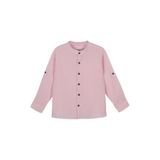 Erkek Çocuk Uzun Kollu Müslin Pembe Gömlek 6 Yaş (116 cm)