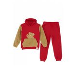 Erkek Çocuk Welsoft Kumaş 2'Li Takım (Kapüşonlu Sweat+Polar Alt) 12377