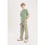 Erkek Çocuk Wide Leg Standart Paça Gabardin Pantolon