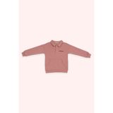 Erkek Çocuk Yakalı Gül Rengi Sweatshirt 12-14 Yaş (152-160 cm)