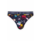 Erkek Çok Renkli Modal Fantazi String Baskılı Sexy Tanga 1264
