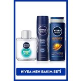 Erkek Cool Kick Fresh Sprey Deodorant 150ml, Kick Fresh Tıraş Sonrası Losyon, Sport Duş Jeli 500ml