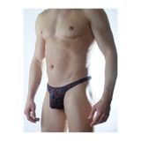 Erkek Daire Desenli Tanga İç Çamaşırı (CB301140)