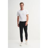 Erkek Dalgıç Kumaş Slim Fit Eşofman Altı 83105 - XL - Siyah