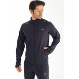 Erkek Dalgıç Parmaklıklı Spor Sweat - 2XL - Siyah