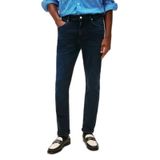 Erkek Dar Kalıp Düz Paça Denim Siyah Jeans MW0MW41906-1BN