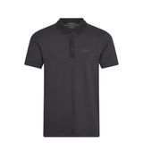 Erkek Dar Kalıp Yakası Kontrast Renk Geçişli Pamuklu Kısa Kollu Siyah Polo Yaka T-Shirt 50538100-001