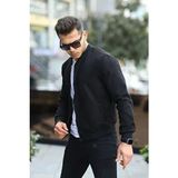 Erkek Dar Kesim Nubuk Süet Astarsız Likralı Su Itici Kolej Ceket - Siyah - 5XL