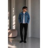 Erkek Denım Mavi Kot Ceket - 01-Mavi - 3XL