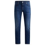 Erkek Denim Slim Fit Yüksek Bel Günlük Kullanım Lacivert Jeans 50520559-436