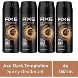 Erkek Deodorant Dark Temptation 150 ml - 4'lü Avantaj Paketi