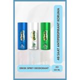 Erkek Deodorant Set 3x150 Ml (Ice Citrus - Sportive - Narkotique X)