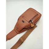 Erkek Deri Badi Bag Çanta Spor Model Taba Renk