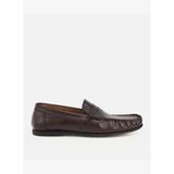 Erkek Deri Kahverengi Yumuşak Dokulu Günlük Loafer 02AYH324980A480