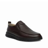 Erkek Deri Ortopedik Bağcıksız Loafer Ayakkabı Günlük Klasik Comfort Taban Casual Ayakkabı tarz437 (Kahverengi, EU Ayakkabı Beden Sistemi, Yetişkin, Erkek, Sayısal, Orta, 43)