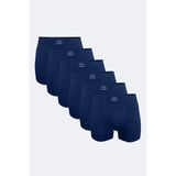 Erkek Desenli 6 lı Pamuk Elastan Uzun Boxer 073