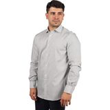 Erkek Desenli Uzun Kollu Gömlek Yakalı Günlük Beyaz1 Gömlek 6L1C86 1NMVZ-F143 - 3XL