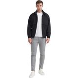 Erkek Dik Yaka Ceket - Siyah - XL
