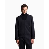 Erkek Dik Yaka Uzun Kol Fermuar Kapama%100 Modal Lacivert Sweatshirt EM003053 AF17545-UB118