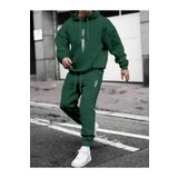 Erkek Dikey Baskılı Oversize Eşofman Takımı