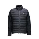 Erkek Dikyaka Kolu Softshell Şişme Siyah Mont